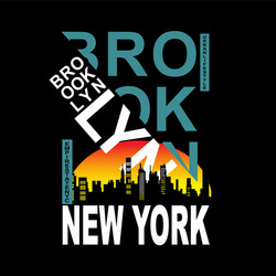 New york real cartoon shirt design vector