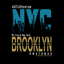 New york real cartoon shirt design vector