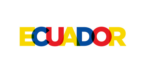 ecuador emblem the design features a geometric vector image