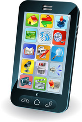 new smart mobile phone vector image