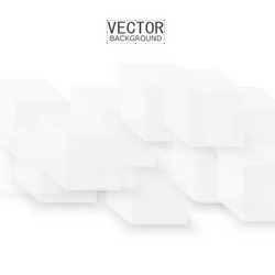 abstract geometric shape from gray cubes vector image