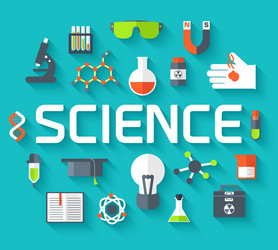 retro experiments in a science chemistry vector image