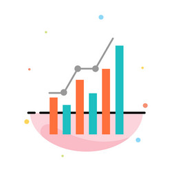 Graph analytics business diagram marketing vector