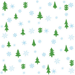 winter graphic seamless pattern vector image