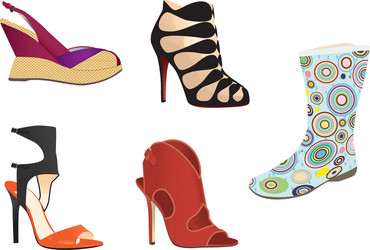 footwear vector image