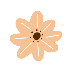 cute flower vector image