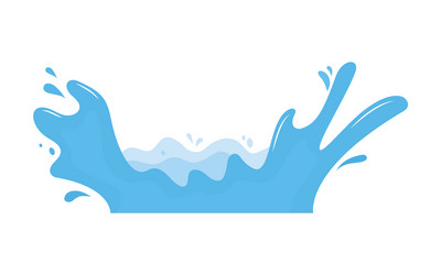 Water splash vector