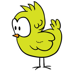 chicken vector image