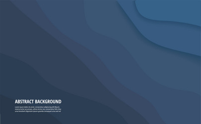 Abstract blue wave background and space for write vector