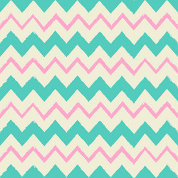 seamless chevron pattern in blue and pink vector image