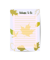 template to do list collage scrap booking vector image