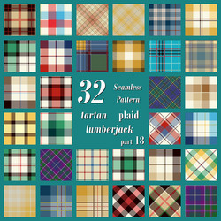 seamless tartan pattern vector image