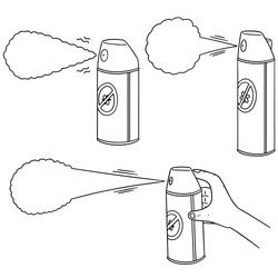 set of pest killer spray vector image