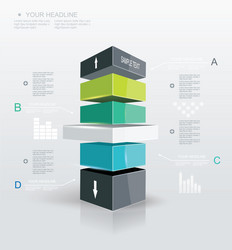 modern design template infographic vector image