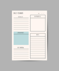 daily plans with feminism designs graphic vector image