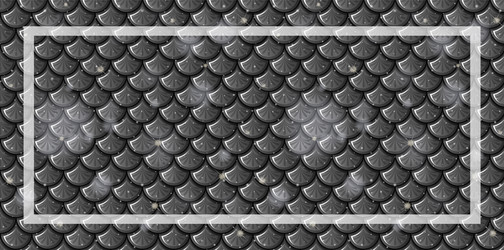 seamless fish scale pattern in grayscale tones vector image