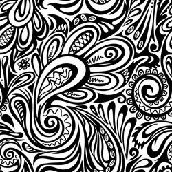 paisley seamless pattern vector image