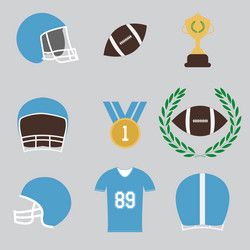 american football vector image