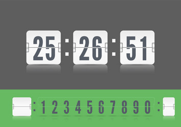 modern ui old countdown timer coming soon vector image