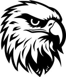 eagle - minimalist and flat logo vector image