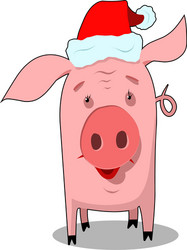 stock new year pig symbol vector image