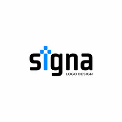 signal logo vector image