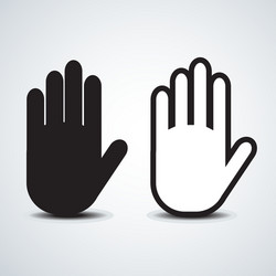 hand vector image