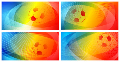 abstract soccer backgrounds vector image