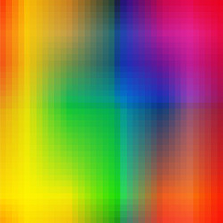 abstract colorful squares irregular rainbow vector image