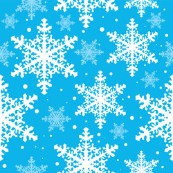 snowfall seamless vector image