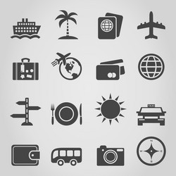 travel an icon vector image