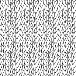 Seamless knitting pattern vector