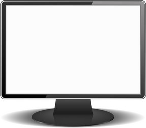 monitor vector image