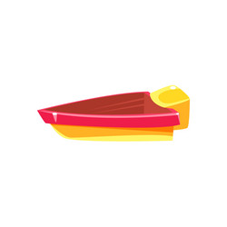 simple engine toy boat vector image