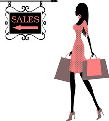 sales time vector image