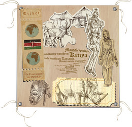 kenya - pictures of life vector