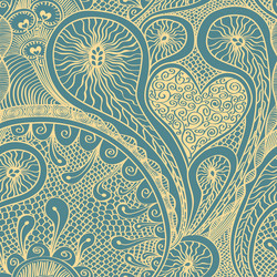 Seamless drawn doodle pattern vector