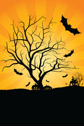 halloween night vector image