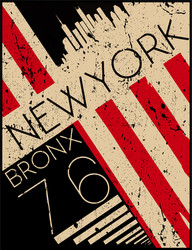 Newyork fashion tee typography graphic design vector