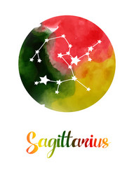 sagittarius sign vector image