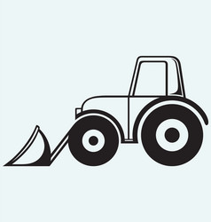 agricultural machinery tractor vector image