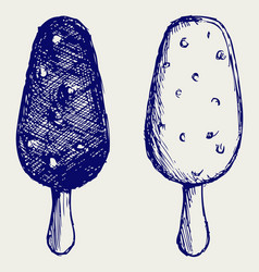 soft serve ice vector image