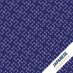 Traditional japanese seamless pattern vector