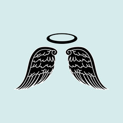 Beautiful angel design vector