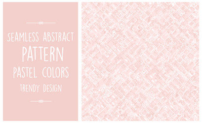 seamless abstract pattern trendy pastel vector image