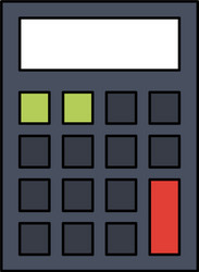 calculator math device vector