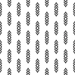 tribal seamless pattern ethnic background vector image