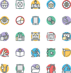 Engineering cool icons 3 vector