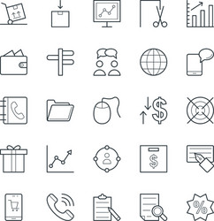 Trade cool icons 3 vector