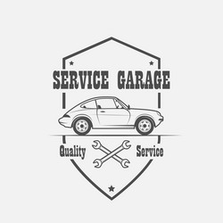 car service labels vector image